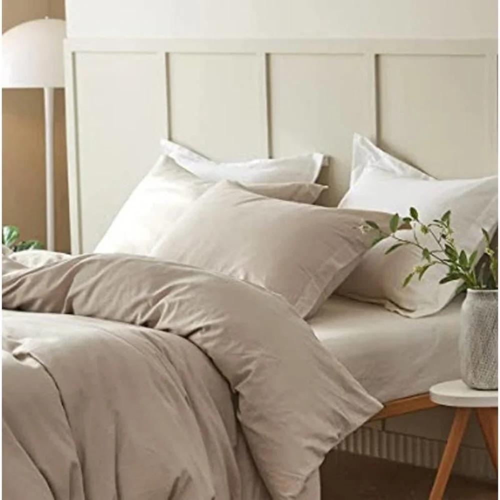 Simple&Opulence French Linen Duvet Cover Set - Queen Size(88